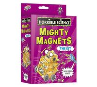 Galt Mighty Magnets Kit -Horrible Science Kids Magnets and Science Kit for Kids-Hands-on Physics Experiments -Build a Rolling Robot and Perform Levitation Tricks - For Girls and Boys Ages 6 Years Plus
