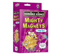 Galt Mighty Magnets Kit -Horrible Science Kids Magnets and Science Kit for Kids-Hands-on Physics Experiments -Build a Rolling Robot and Perform