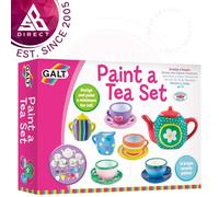 Galt Paint A Miniature Ceramic Tea Set Craft Kit Suitable For Ages 5+ Kids