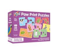 Galt, Paw Print Puzzles, Jigsaw Puzzles for Kids, 22 x 2 Piece Puzzles, Ages 3 Years Plus
