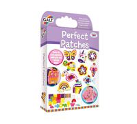 Galt Perfect Patches Arts and Crafts Kit, 10 Fun Fuzzy Felt Faces, Stick-on Patches, Colourful Adhesive Felt, Cute Wiggly Eyes and Sparkly Sequins, for Girls and Boys, Ages 5 Years Plus