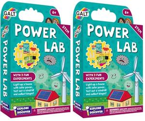 Galt, Power Lab, Science Kit for Kids, Ages 6 years plus (Pack of 2)