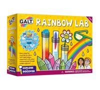 Galt Rainbow Lab - Explore & Discover Childrens Science Kit - 12 Science Experiments Age 5+ for Kids, Colourful Crystals - STEM Toys & National Curriculum Compatible - Gifts for Boys & Girls Ages 5 +