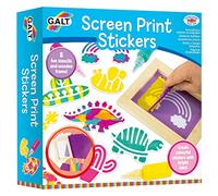 Galt, Screen Print Stickers, Craft Kits for Kids, Animal Theme, Ages 6 Years Plus