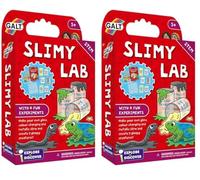 Galt Slimy Lab-Explore and Discover Science Slime Making Kit with 4 Fun Experiments from Glow in the Dark to Slime Creatures-Educational STEM Science Kit,Slime Kit for Boys and Girls Ages 5 Years Plus