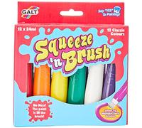 Galt Squeeze 'n Brush 12 Classic Colours, Brush Tipped Paint Pens, Age 3 +