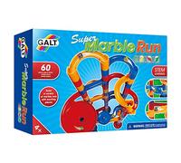 Galt Super Marble Run - 60Pc Kids Construction Set, Fun Childrens Building Toys - Young Engineer Cause and Effect Toys - STEM Learning and Design Skills - Gift for Boys and Girls - Ages 4 Years Plus