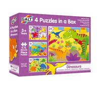 Galt Toys 4 Puzzles in a Box Dinosaurs Dinosaur Jigsaw Puzzle for Kids