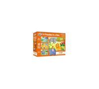 Galt Toys, 4 Puzzles in a Box - Jungle, Animal Jigsaw Puzzle for Kids, Ages 3 Years Plus