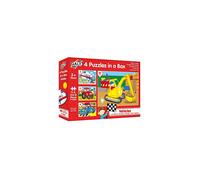 Galt Toys, 4 Puzzles in a Box - Vehicles, Jigsaw Puzzle for Kids, Ages 3 Years Plus