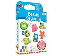 Galt Toys, Beady Keyrings, Craft Kit for Kids, Ages 6 Years Plus,6 x 3cm