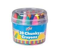 Galt Toys, Chunky Crayons - 20 Pieces, Easy to Hold Crayons for Kids, Ages 3 Years Plus