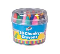 Galt Toys, Chunky Crayons - 20 Pieces, Easy to Hold Crayons for Kids, Ages 3 Years Plus