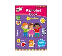 Galt Toys, Early Activities - Alphabet Book, Home Learning Activity and Sticker Book, Ages 3 Years Plus