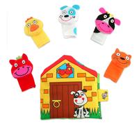 Galt Toys, First Puppet Book, Baby Activity Toys, Ages 0 Months Plus