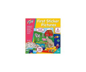 Galt Toys, First Sticker Pictures, Reusable Sticker Activity Kit, Ages 3 Years Plus