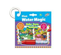 Galt Toys, First Water Magic - Baby Farm Animals, Kids Colouring Book, Ages 18 Months Plus, 7 x 7 inch