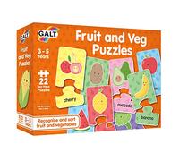 Galt Toys, Fruit and Veg Puzzles, Jigsaw Puzzles for Kids, Ages 3 to 5 Years Plus