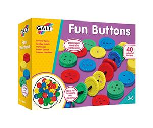 Galt Toys, Fun Buttons, Threading Toy, Ages 3 Years Plus