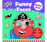 Galt Toys Funny Faces Sticker Book
