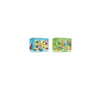 Galt Toys, Giant Floor Puzzle - Construction Site, Floor Puzzles for Kids, Ages 3 Years Plus & Toys, Giant Floor Puzzle - Jungle, Floor Puzzles for