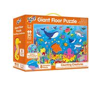 Galt Toys, Giant Floor Puzzle - Counting Creatures, Floor Puzzles for Kids, Ages 3 Years Plus