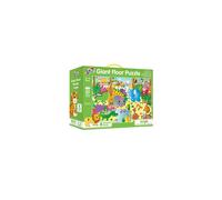 Galt Toys Giant Jungle Floor Puzzle (A0858B) - 30-piece jigsaw with 8 animal-shaped pieces, 60 x 90 cm, for ages 3-6, wipe-clean