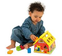 Galt Toys, Post and Play Barn, Wooden Shape Sorter, Developmental Toy, Ages 1 Years Plus