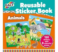 Galt Toys, Reusable Sticker Book - Animals, Sticker Books, Ages 3 Years Plus