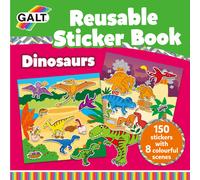 Galt Toys, Reusable Sticker Book - Dinosaurs, Sticker Books, Ages 3 Years Plus