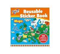Galt Toys, Reusable Sticker Book - Maps, Sticker Books, Ages 3 Years Plus