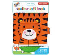 Galt Toys, Teether Soft Book - Jungle, Baby Teether & Soft Book Toy, Ages 0 Months Plus