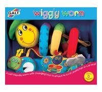 Galt Toys, Wiggly Worm, Cot and Pram Toy, Ages 0 Months Plus