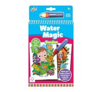 Galt WATER MAGIC Garden Book - Mystical Themed Children's Colouring Books - With Reusable Pictures for Kids to Colour - Magically Reveal Hidden Pictures with Water Pen - Boys & Girls Age 3 +