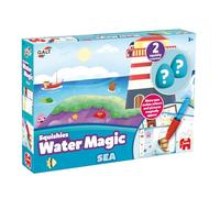 Galt Water Magic Squishies Sea Reusable Colouring Books for Children, Reusable Pictures for Kids to Colour, Magically Reveal Hidden Pictures with Water Pen & Squishy Surprises, Ages 3 Years Plus