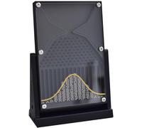 Galton Board,12×18cm Dalton Board Normal Distribution Mathematical Model,Physics Lab Teaching Tool,Probability Demonstration Model With Bell Curve,for Educators and Students
