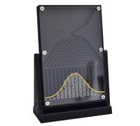 Galton Board, 12 * 18cm Normal Distribution Mathematical Model, Physics Lab Teaching Tool, Probability Teaching Demonstration, For PhysicalSchool Laboratory Teaching, Educators, Students(Black)