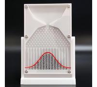 Galton Board, Acrylic Galton Board Desk Toy, Effective Statistical Law Demonstration, School Laboratory Teaching Aid Experiment Tool for Physics & Education