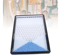 Galton Board, Dalton Board with Beads, Probability Demo Model, Physics Lab Experiment Tool, 32x45cm Experiment Model for School Labs & STEM Education