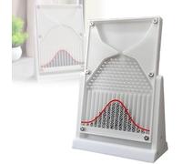 Galton Board Demonstration Model, Probability Distribution Physics Toy for Educational Desk Use