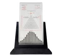 Galton Board, Desk Galton Board, Probability Demonstration Model, with Bell Curve, Effective Statistical Law Experiment Tool, for PhysicalSchool Laboratory Teaching(Large)