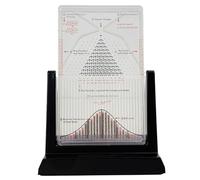 Galton Board, Desk Galton Board, Probability Demonstration Model, with Bell Curve, Effective Statistical Law Experiment Tool, for PhysicalSchool Laboratory Teaching(Small)