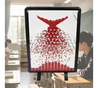 Galton Board, Desk Model for Statistical Law Demonstration and Molecular Movement Visualization for Physical Science Laboratory Experiments