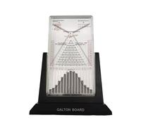 Galton Board, Desk Probability Demonstration Model with Bell Curve, Effective Statistical Law Experiment Tool, Lab Physics Teaching Tool for Random Distribution