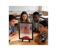 Galton Board Desk Toy Large Probability Demonstration Model with Beads for Physical School Laboratory Teaching