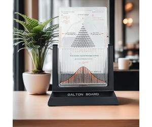 Galton Board Desk Toy, Probability Demonstrator, Normal Distribution Statistics Tool, Physics Lab Teaching Aid for Education and Experimentation
