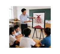 Galton Board Desktop Physics Lab Teaching Tool with Beads for Probability Education Financial Model