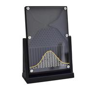 Galton Board Experiment Model, 12x18cm, Normal Distribution Mathematical Model, Probability Teaching Demonstration with Red Curve, for Probability Education, Financial