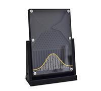 Galton Board Experiment Model, Acrylic Galton Board, 12 X18cm Normal Distribution Mathematical Model, with Bell Curve, Statistics and Probability Teaching Demonstration, Effective Experimental Tool