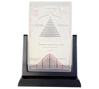 Galton Board Experiment Model - Bell Curve Demonstration Tool for Statistics and Physics Education, Effective Teaching Aid for Statistical Law